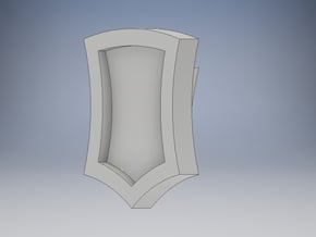 Decorational Shields for Space Knights in Tan Fine Detail Plastic