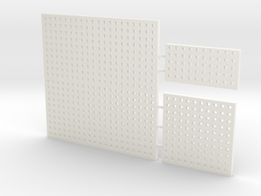 Deck Plate Group in White Processed Versatile Plastic