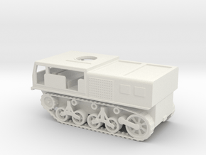 1/72 Scale M4 High Speed Tractor in White Natural Versatile Plastic