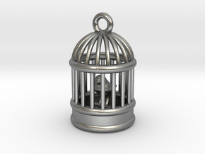 birdcage in Natural Silver