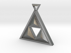 triforce in Natural Silver