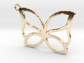 Butterfly in 14K Yellow Gold