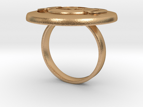 Valery 30 ring in Natural Bronze: 7.75 / 55.875