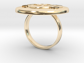 Valery 30 ring in 14k Gold Plated Brass: 7.75 / 55.875
