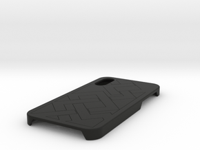 Iphone X case AEON Series 02 in Black Natural Versatile Plastic
