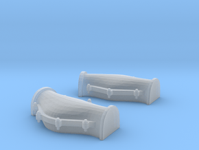 1/48 USN Cable Locker Covers Foredeck  in Smooth Fine Detail Plastic