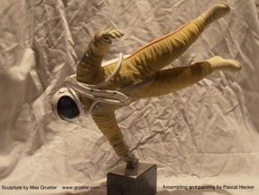 Cosmonaut Alexey Leonov ( 29cm Figure / Body) in White Natural Versatile Plastic