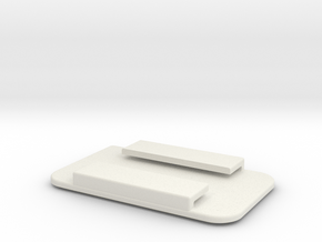 PowerPuck Case back in White Natural Versatile Plastic