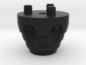 Emek/Etha 2 Bolt Cap - DRAGON in Black Natural Versatile Plastic