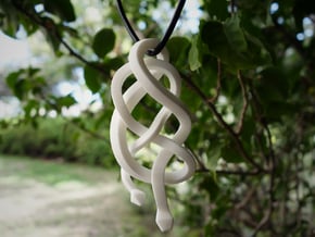 Viper Witcher's Medallion  in White Natural Versatile Plastic: Medium