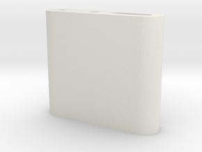 Speaker sound box in White Natural Versatile Plastic: Medium