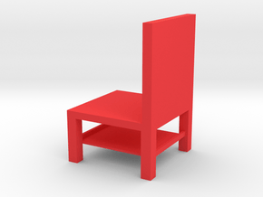 椅子 in Red Processed Versatile Plastic: Large
