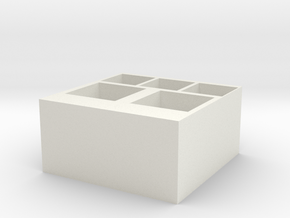 storage box in White Premium Versatile Plastic: Medium