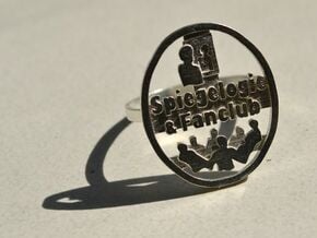 Spiegelogie Ring 19mm in Natural Silver