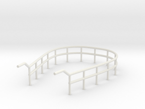 1/72 U-Boot U-441 Railing 3 for Conning Tower in White Natural Versatile Plastic