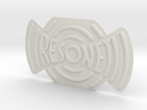 Resonet Logo in White Premium Versatile Plastic
