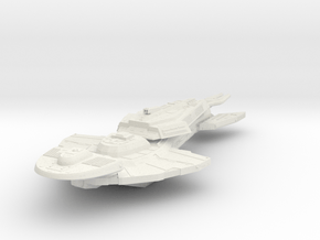 Keldon class battlecruiser in White Natural Versatile Plastic