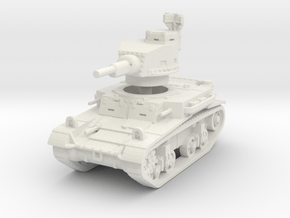 M2A4 tank scale 1/100 in White Natural Versatile Plastic