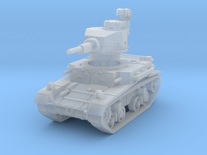 M2A4 tank scale 1/144 in Smooth Fine Detail Plastic