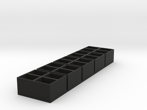 quad 2x2 11x15x14 speaker box qty5 in Black Natural Versatile Plastic