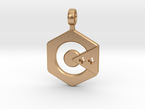 C++ Keychain in Natural Bronze