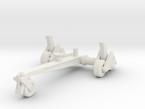 (1:144) Take-off Trolley (for Arado E.377) in White Natural Versatile Plastic