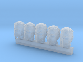 Valkyries Heads (big) in Smooth Fine Detail Plastic