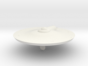 2500 TOS saucer v4 in White Natural Versatile Plastic