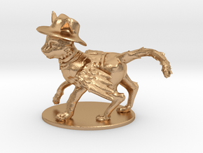 Ponyfinder Prototype - Purrsian Figure (metal) in Natural Bronze