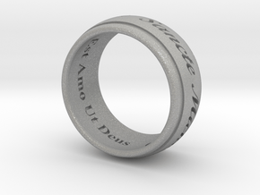 Saint Michaels Ring Size 9  in Aluminum: 9 / 59