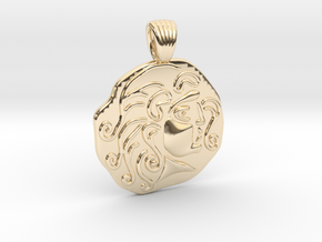Apollo [pendant] in 14k Gold Plated Brass