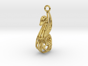 Swancross in Polished Brass