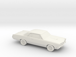 1/87 1965 Pontiac GTO in White Natural Versatile Plastic