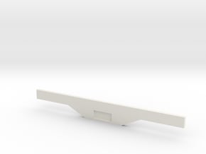 Light Bar and Plate Holder in White Natural Versatile Plastic