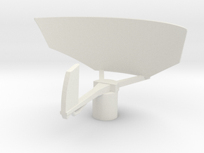 1/48 Scale AN/SPS-12 Radar in White Natural Versatile Plastic