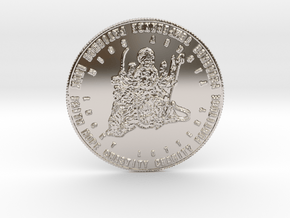 Coin of 9 Virtues Maha Durga in Platinum