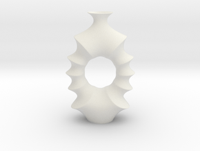 Vase 2008K Redux in White Natural Versatile Plastic