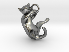 cat_001 in Polished Silver