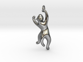 cat_004 in Polished Silver