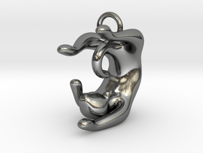 cat_010 in Polished Silver
