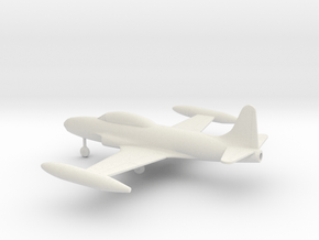 Lockheed T-33 Shooting Star in White Natural Versatile Plastic: 1:144
