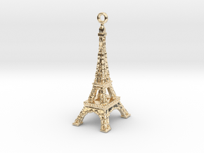 paris in 14k Gold Plated Brass