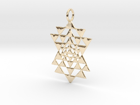 Creator Pendant in 14k Gold Plated Brass