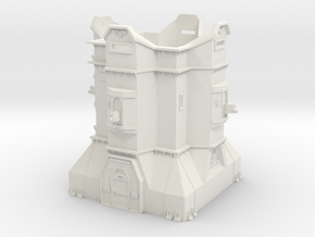 Imperial Bastion - Adeptus Titanicus Scale in White Natural Versatile Plastic