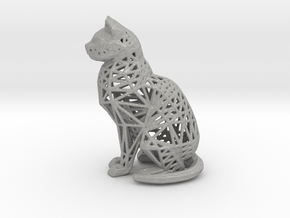Wireframe Cat in Aluminum