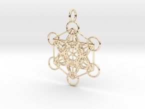 Creator Pendant in 14k Gold Plated Brass