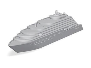 Ritz Carlton Yacht - V3 - 10 cm in Tan Fine Detail Plastic