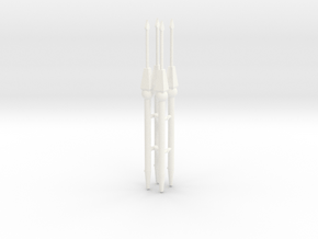 ROMAN PILUM X4 in White Processed Versatile Plastic