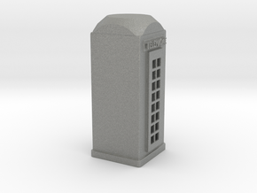 HO Scale Telephone Booth in Gray PA12