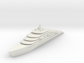 Miniature Gleam Project Super Yacht - Nauta Design in White Natural Versatile Plastic